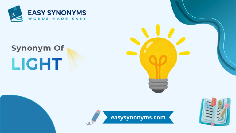 synonyms for light